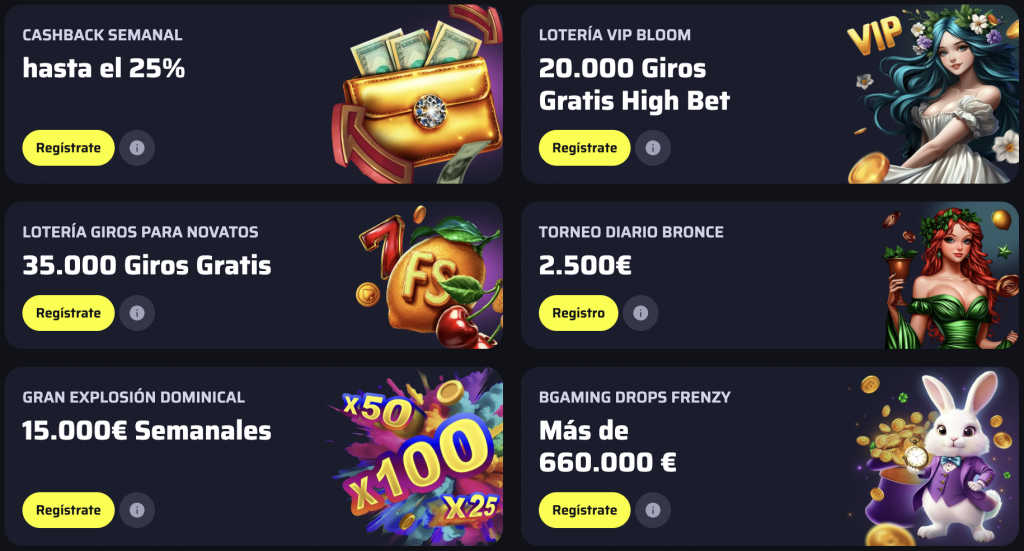 Bonos y Promociones en el Casino BDM Bet